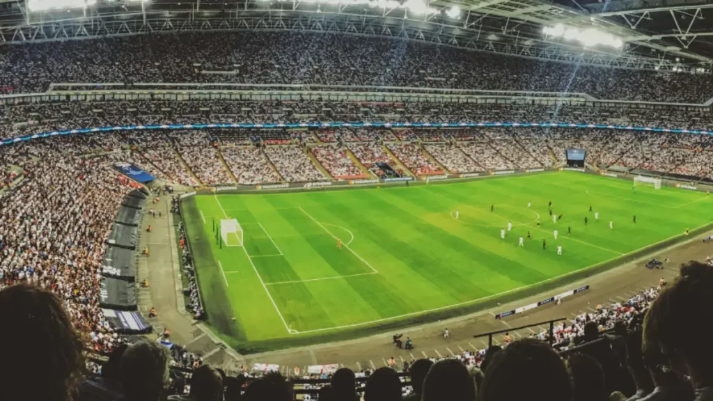 Luxury limo service outside Mercedes-Benz Stadium during 2025 Club World Cup quarterfinal