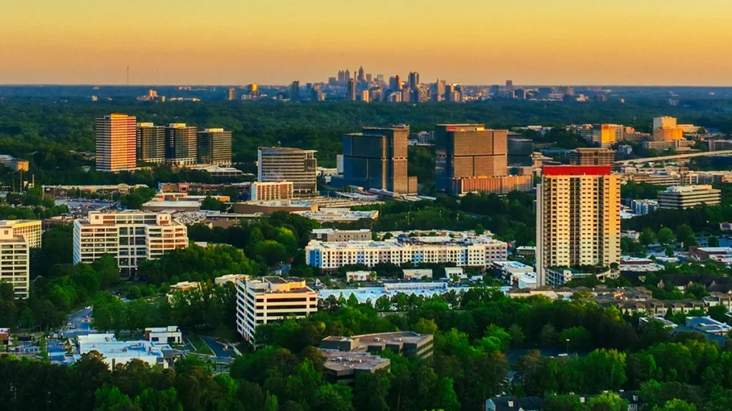 Luxury sedan offering Dunwoody car service with chauffeur