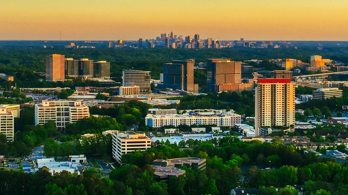 Luxury sedan offering Dunwoody car service with chauffeur
