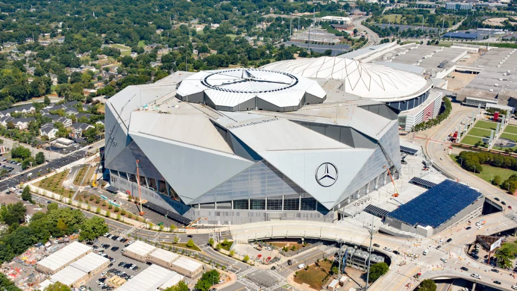 Spain vs Saudi Arabia World Cup transportation with luxury car service to Mercedes-Benz Stadium in Atlanta