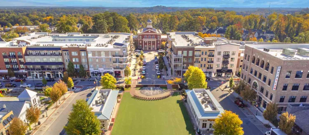 Luxury transportation from Atlanta to Alpharetta with professional chauffeur by United Global Limousine